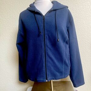 Hooded fleece jacket